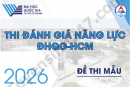 Đề minh họa Đánh giá năng lực HCM năm 2026