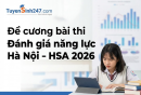 Đề cương bài thi Đánh giá năng lực Hà Nội - HSA 2026