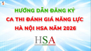 Video hướng dẫn đăng ký ca thi ĐGNL Hà Nội (HSA) 2026