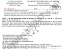 Đề thi thử TN THPT lần 1 năm 2026 môn Hóa - Cụm chuyên môn số 10 Hải Phòng