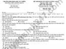 Đề thi thử TN THPT 2026 nôn Hóa (lần 1) - THPT Chuyên KHTN