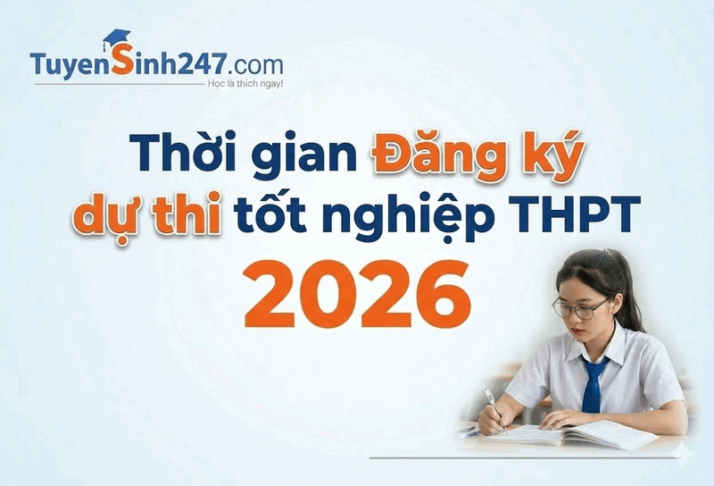 Thời gian đăng ký dự thi tốt nghiệp THPT 2026