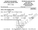Đề giữa học kỳ 2 Toán 11 trường THPT Trường Chinh năm 2026