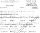Đề giữa kì 2 Toán 12 trường THPT Lê Hồng Phong 1 năm 2026 (Có đáp án)