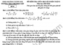 Đề thi giữa học kì 2 môn Toán 8 trường THCS Phương Liệt năm 2026