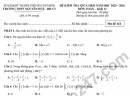 Đề giữa học kì 2 Toán 12 trường THPT Nguyễn Huệ năm 2026 (Có đáp án)