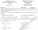 Đề giữa học kỳ 2 Toán 12 trường THPT Trần Quốc Tuấn năm 2026