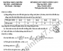 Đề thi thử vào 10 môn Toán lần 1 trường Chuyên Amsterdam năm 2026