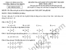 Đề giữa học kỳ 2 Toán 7 trường THCS Lý Tự Trọng – Phú Thọ năm 2026