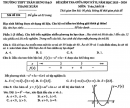 Đề giữa kỳ 2 Toán 10 trường THPT Trần Hưng Đạo năm 2026
