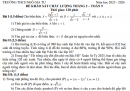 Đề khảo chất lượng Toán 9 Trường THCS Ngô Gia Tự năm 2026 (Có đáp án)