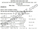 Đề thi thử vào 10 Trường THCS Phan Huy Chú năm 2026 (Có đáp án)