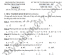 Đề thi thử vào lớp 10 môn Toán 2026 - THCS Thạch Linh lần 1