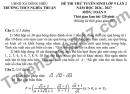 Đề thi thử Toán vào 10 năm 2026 trường THCS Nghĩa Thuận (Có đáp án)