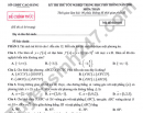Đề thi thử tốt nghiệp THPT 2026 môn Toán - Sở GDĐT Cao Bằng