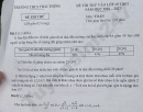 Đề thi thử vào lớp 10 môn Toán 2026 - THCS Thái Thịnh