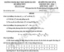 Đề thi học kì 2 năm 2026 Toán lớp 9 - Trung học Thực hành Sài Gòn