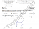Đề thi thử tốt nghiệp THPT 2026 môn Toán - THPT Chuyên Lương Văn Chánh