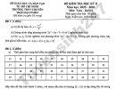 Đề thi học kì 2 môn Toán lớp 9 THPT Chuyên Trần Đại Nghĩa 2026