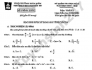 Đề thi học kì 2 môn Toán 7 THCS Nguyễn Du 2026