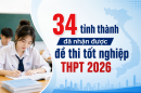 34 tỉnh thành đã nhận được đề thi tốt nghiệp THPT 2026