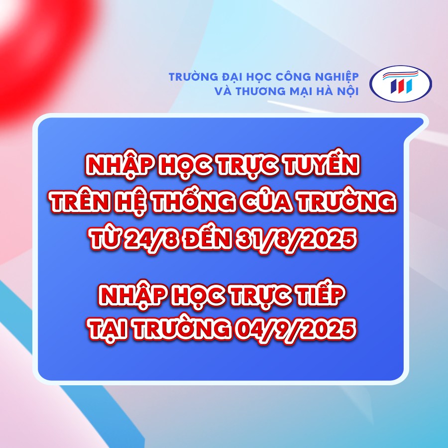 Diem chuan Dai hoc Cong nghiep va Thuong mai Ha Noi nam 2025