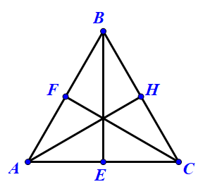 Tâm đối xứng của tam giác đều