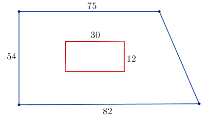 B PHÁT TRIỂN Bài 6 Hình vẽ bên cho biết  Tứ giác ABCD là hình thang vuông  ÂÔ90 3 CD  24cm  AB   CD  CE  5cm  4 diện tích tam giác BCE  bằng
