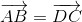 $\overrightarrow {AB} = \overrightarrow {DC} $