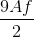 \frac{9Af}{2}