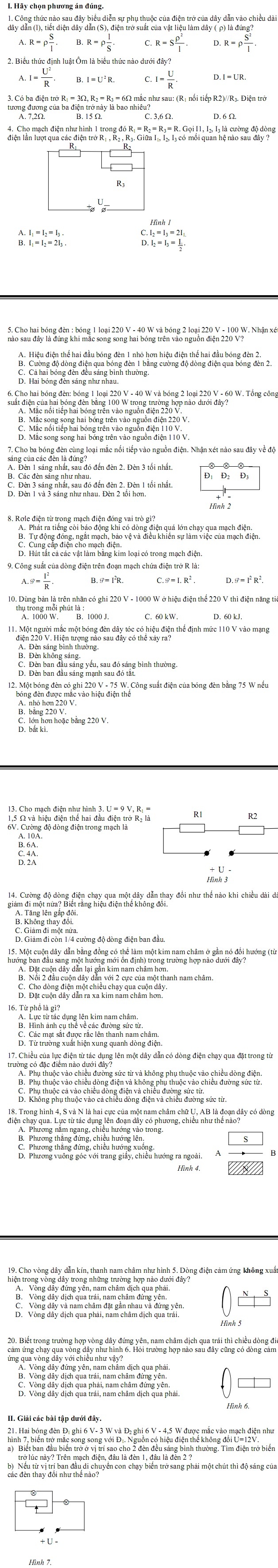 De kiem tra hoc ki 1 lop 9 mon vat Ly nam 2013 (Phan 1)